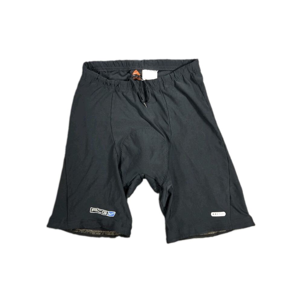 Nike ACG Vintage Men Cycling Shorts Black Size L Padded Drawstring Biking C7